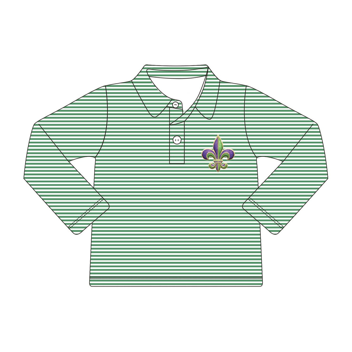 Pre-Order Mardi Gras Boy Polo Shirts Collection