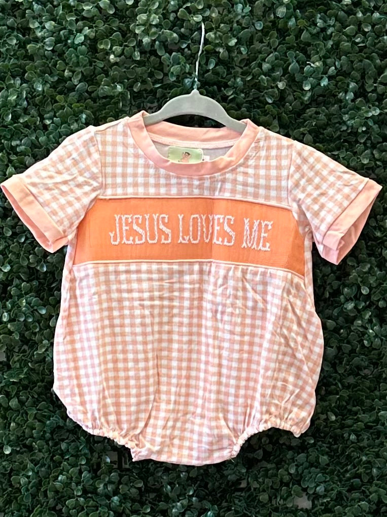 RTS Jesus Loves Me Smocked Sibling Sets Collection