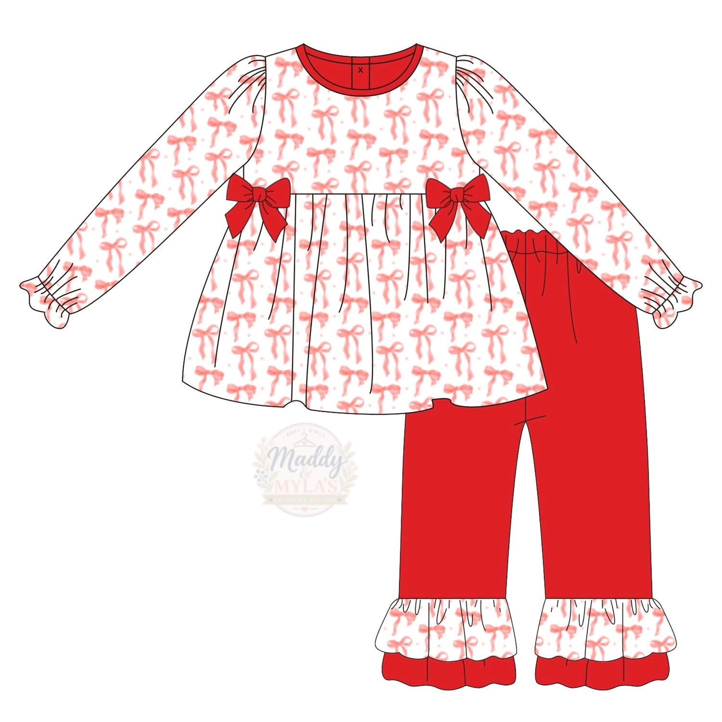 Pre-Order Fancy Red Bows Collection