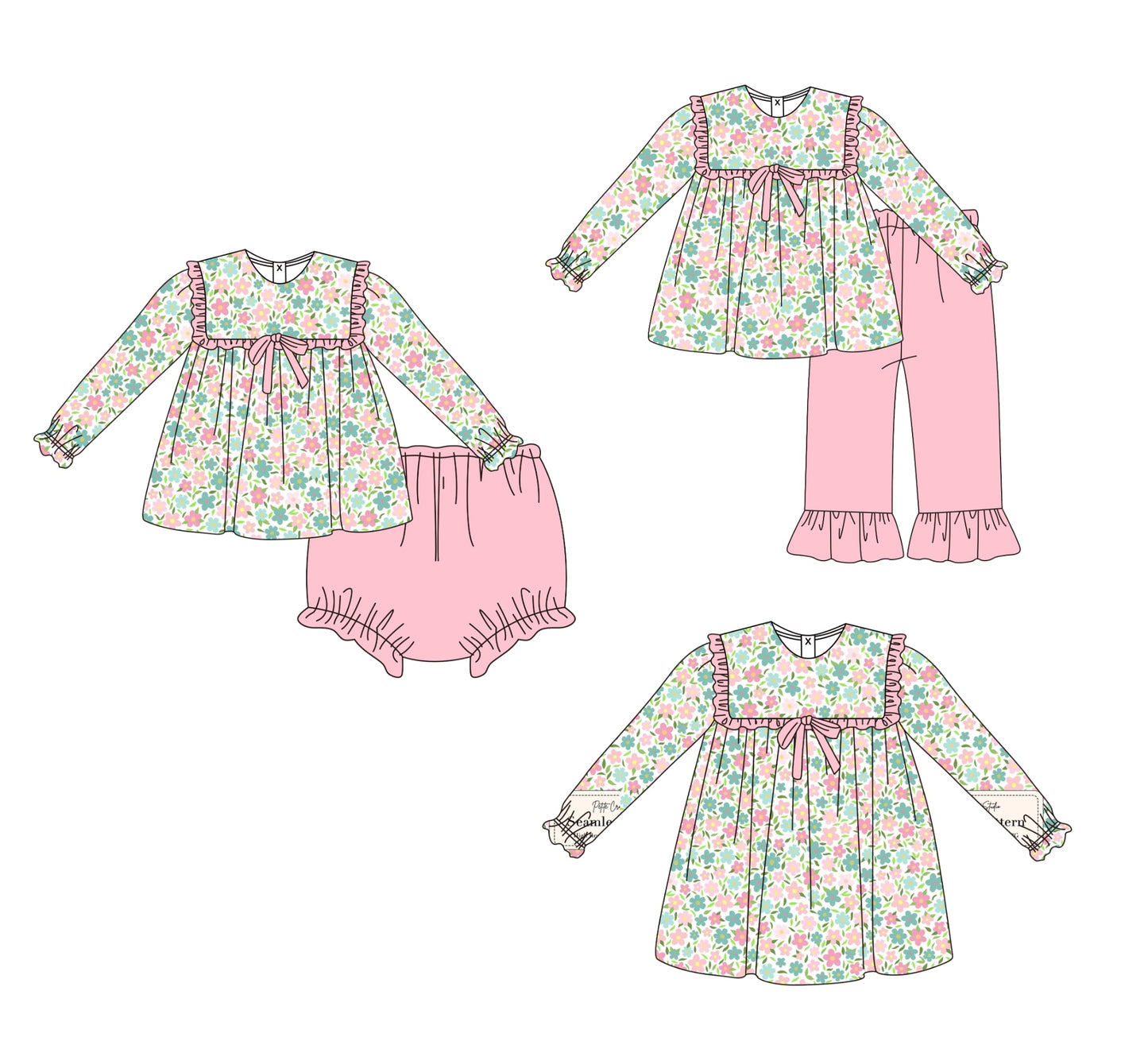 Pre-Order BYS PO39 Pink Fields of Flowers Collection