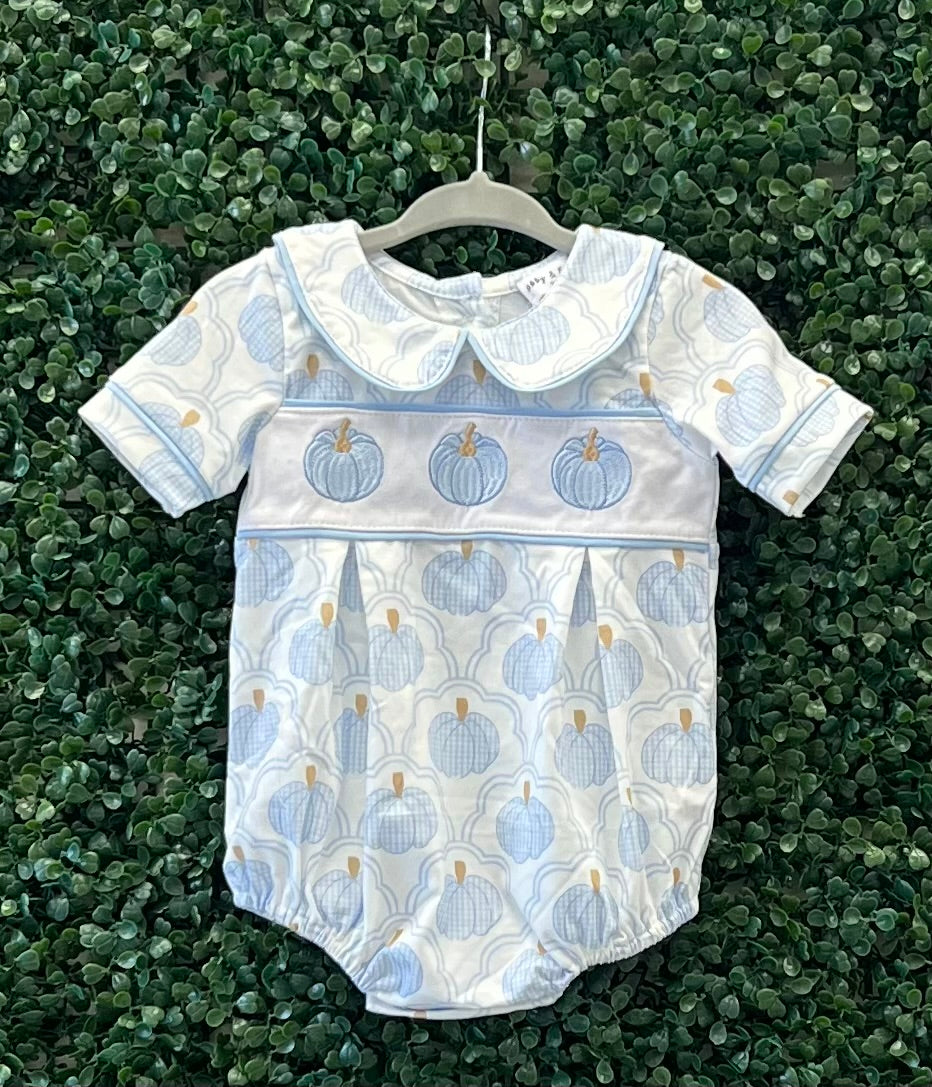 Discounted Whimsical Pumpkin Embroidery Sibling Set Collection