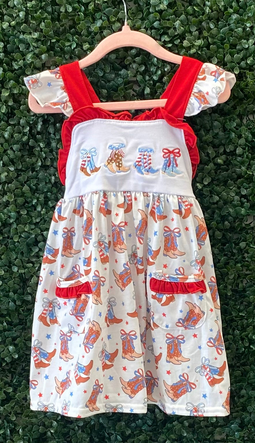 Discounted Red White and Boots Collection
