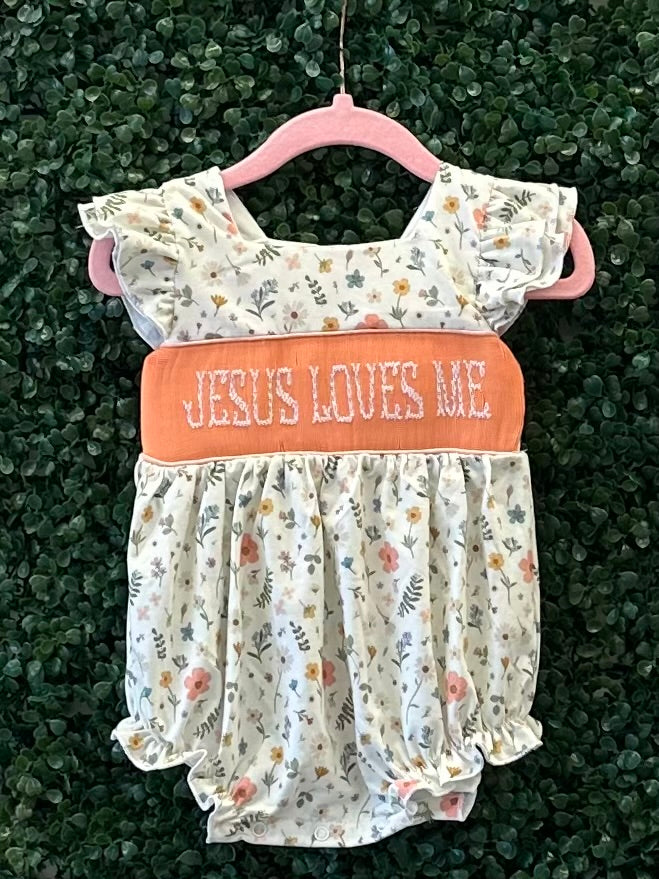 RTS Jesus Loves Me Smocked Sibling Sets Collection