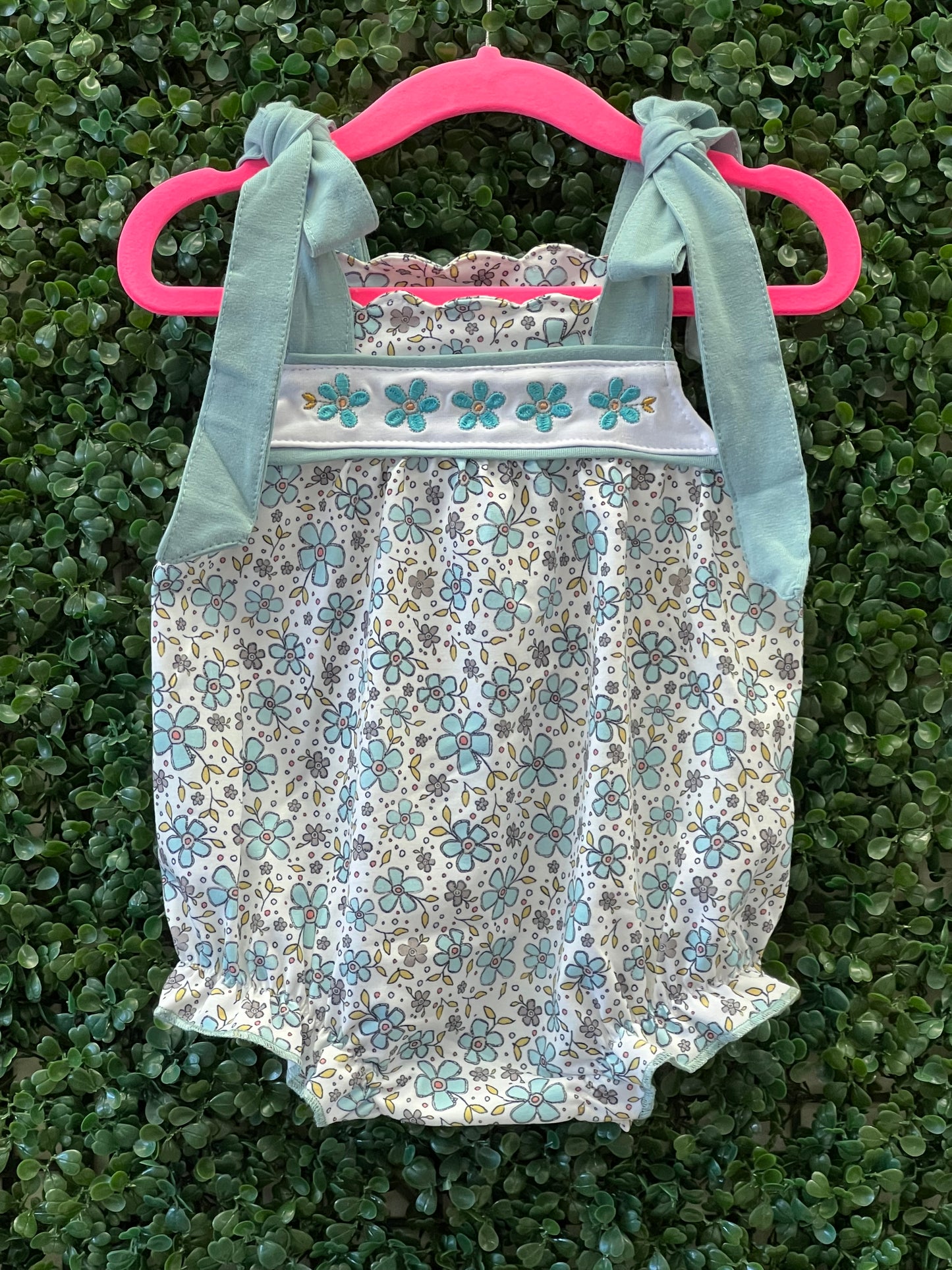 RTS Teal Flower with Tie Straps Collection