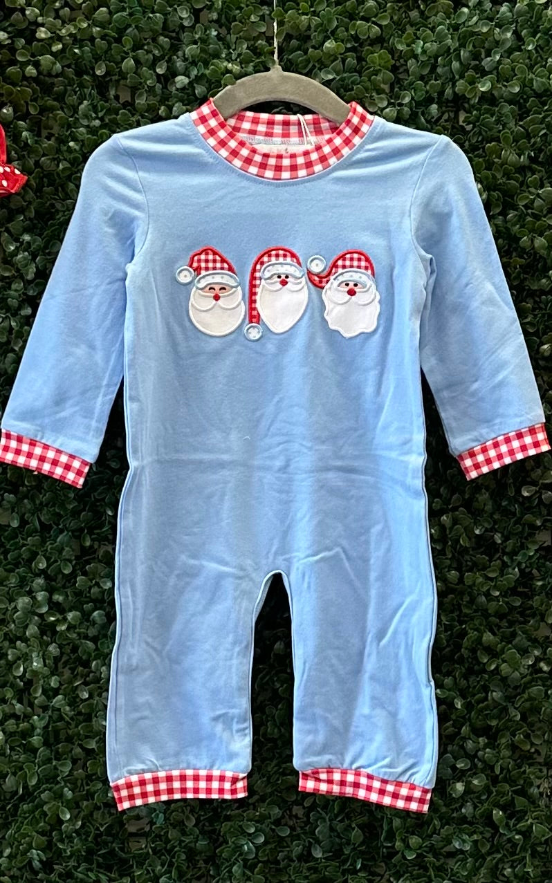 RTS Red and Blue Faces of Santa Sibling Set Collection