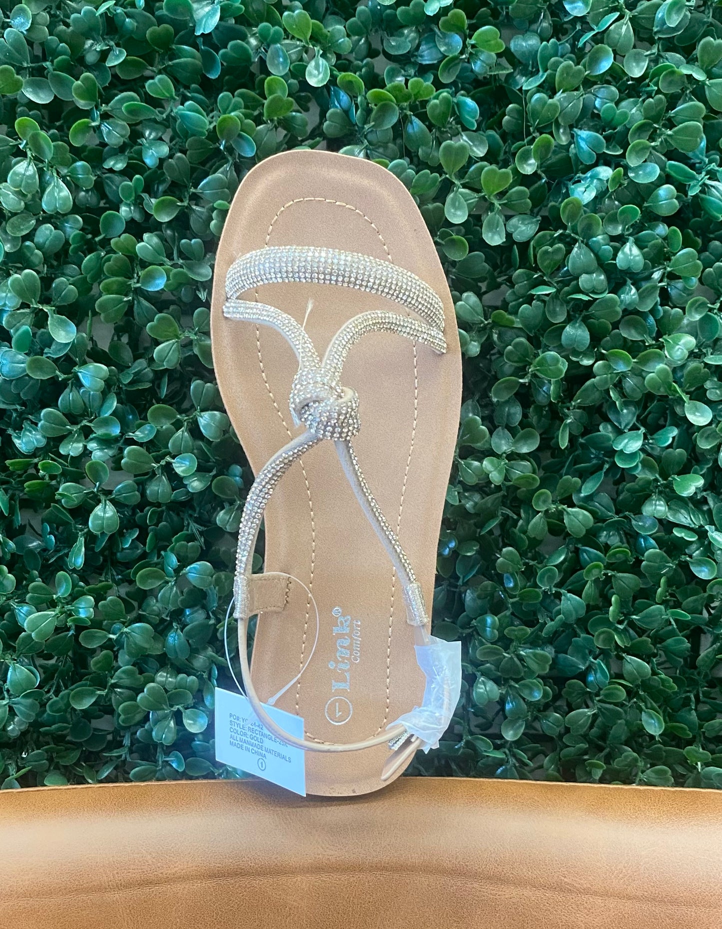 Discounted Gold Sparkle Sandals Collection