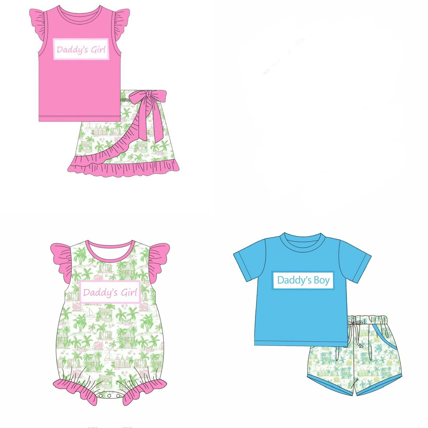 RTS Tropical Daddy's Girl/Boy Collection