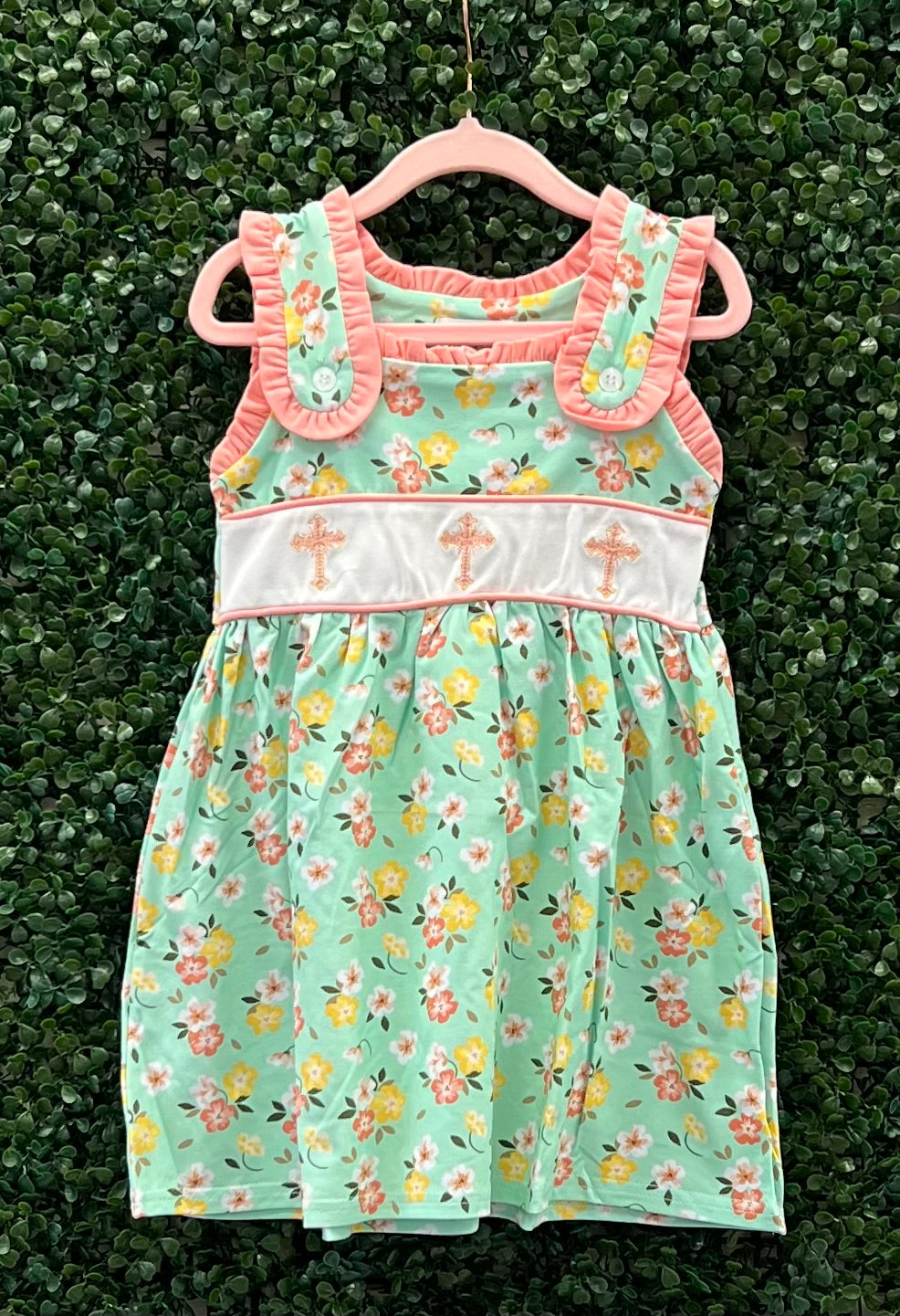 RTS Green Floral Cross Collection