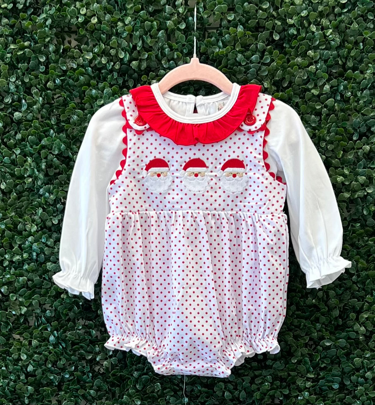 Discounted Red and White Santa Trio Collection