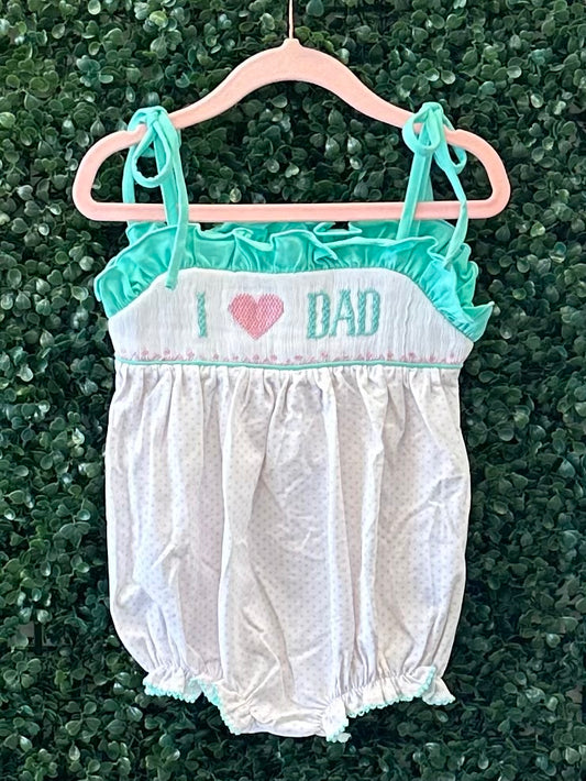 RTS I Heart Dad Ruffle Smock Collection