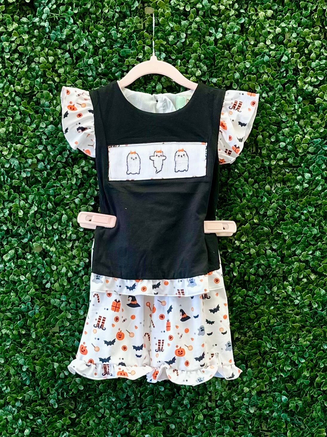 RTS Smocked Ghost Trio Sibling Sets Collection