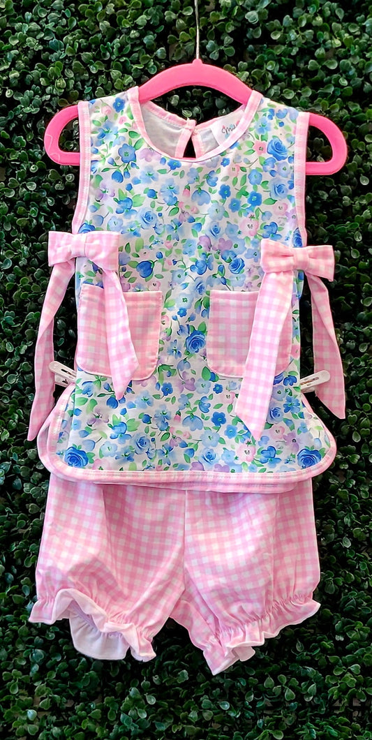 RTS Sweet Summer Blue Floral Mommy & Me Collection