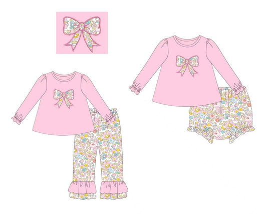 Pre-Order BYS PO38 Pink Pastel Floral Bow Collection