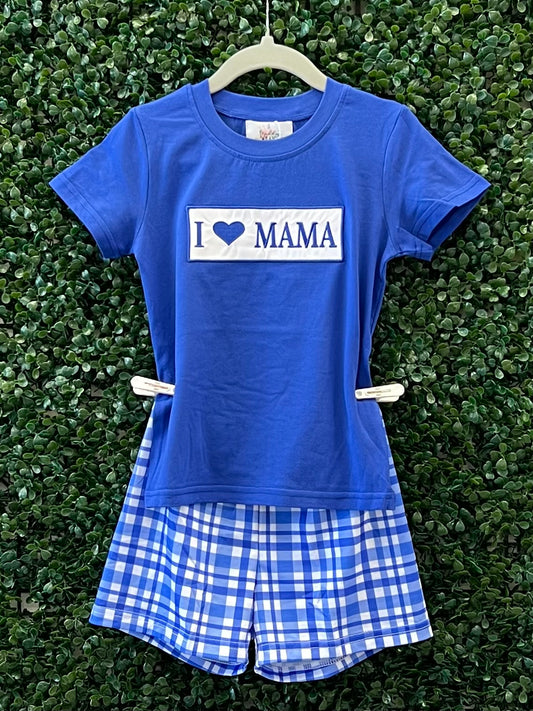Discounted Royal Blue I Love Mama Collection