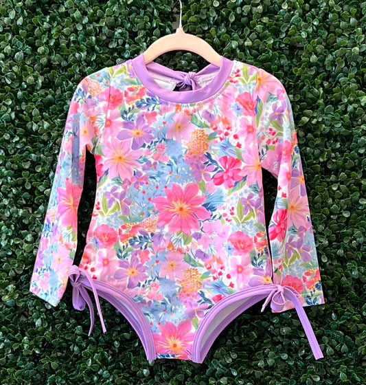 RTS Lavender Floral Swimsuits Collection
