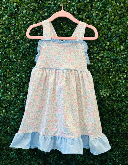 RTS Pastel Blue Floral Bow Mommy & Me Collection