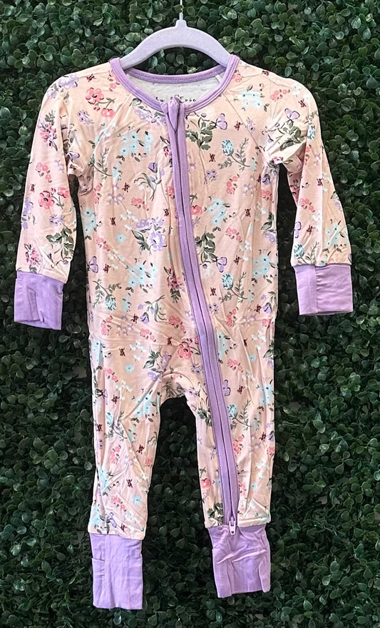 RTS Purple Floral Bouquet Bamboo