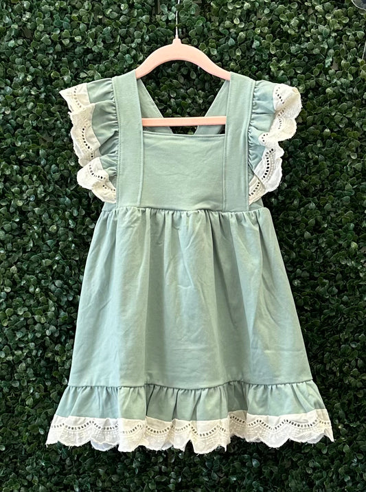 RTS Green Ruffles and Lace Collection