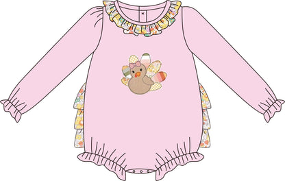 Pre-Order A Little Applique Turkey Sibling Set Collection