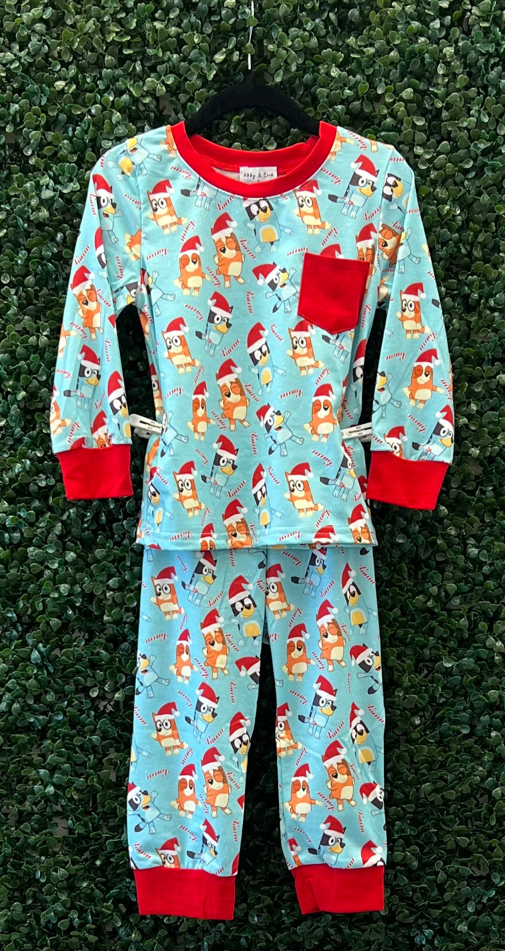 RTS Blue Dog Christmas Pajama Collection