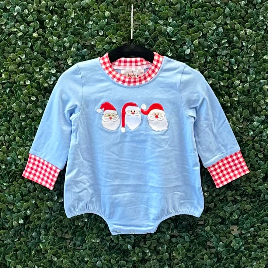 RTS Red and Blue Faces of Santa Collection
