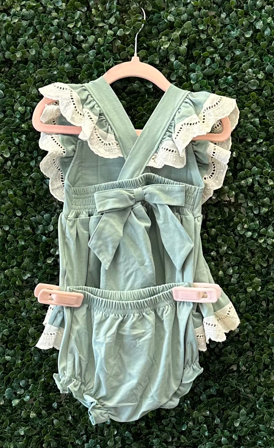 RTS Green Ruffles and Lace Collection