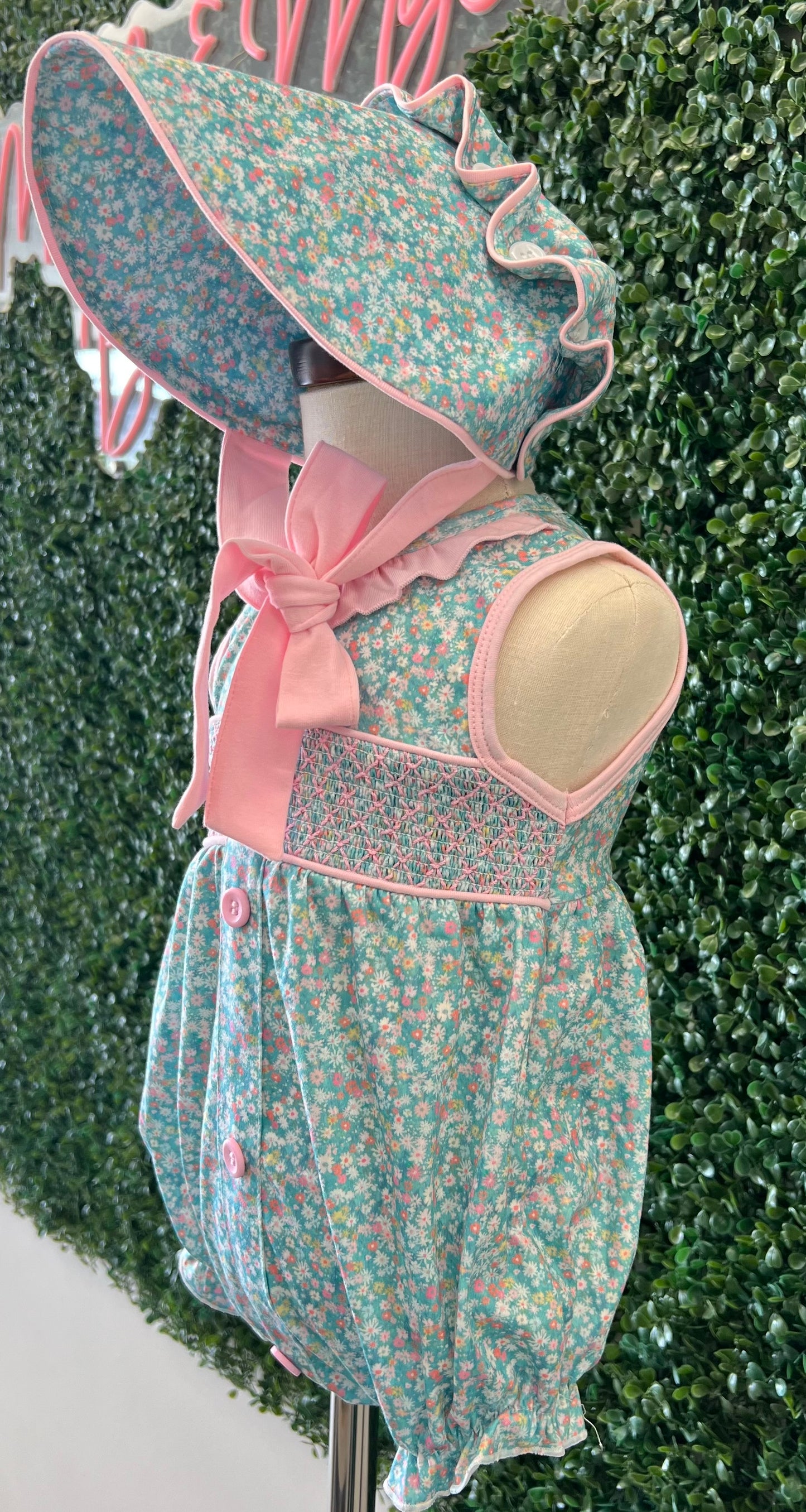 RTS Green Floral Smock Collection