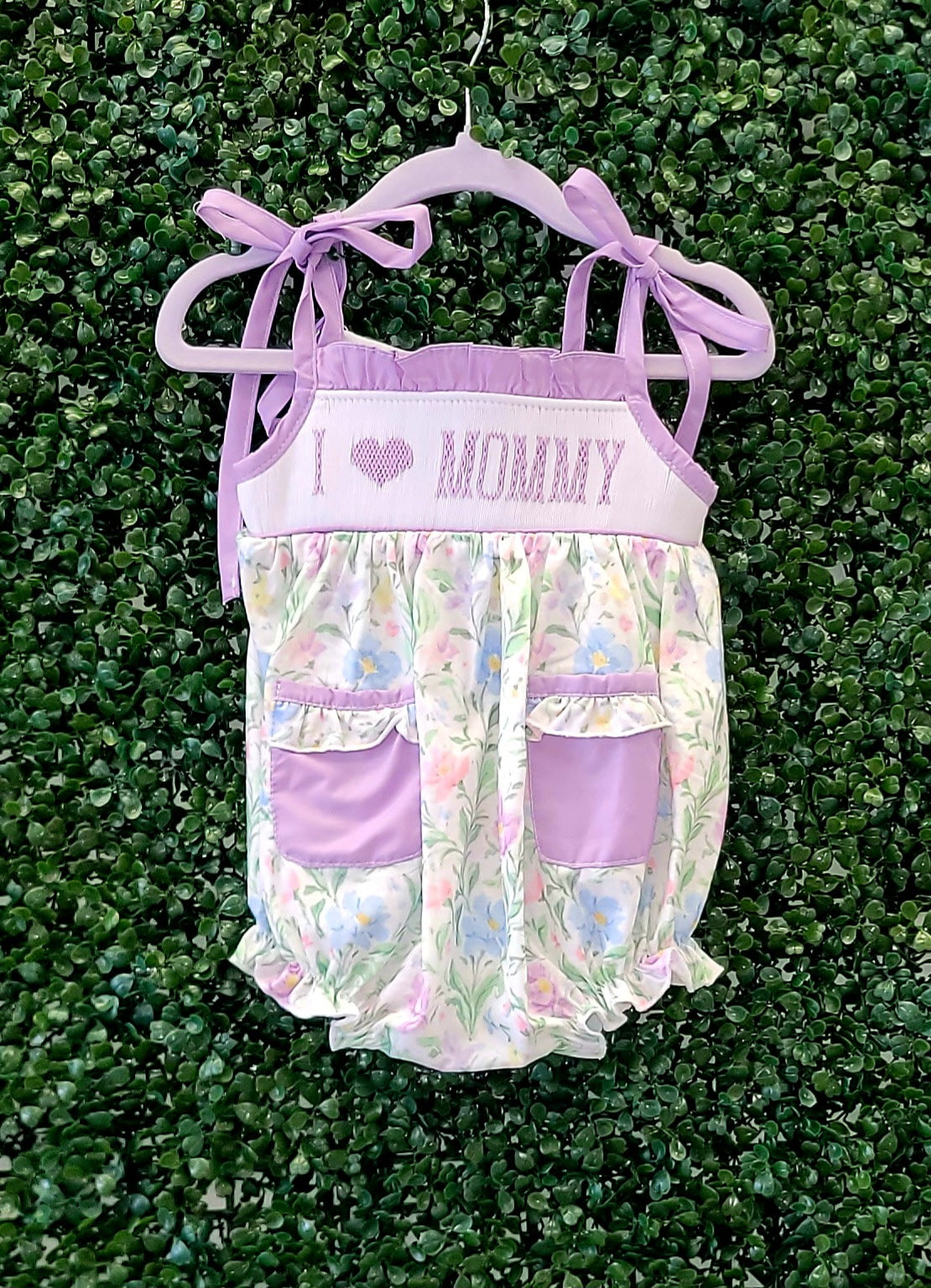 RTS Lavender Floral I Heart Mommy Collection