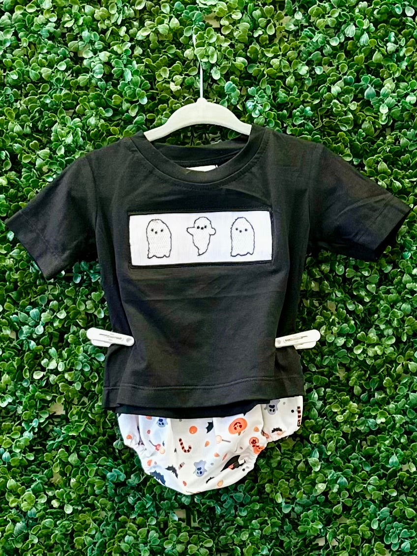 RTS Smocked Ghost Trio Sibling Sets Collection
