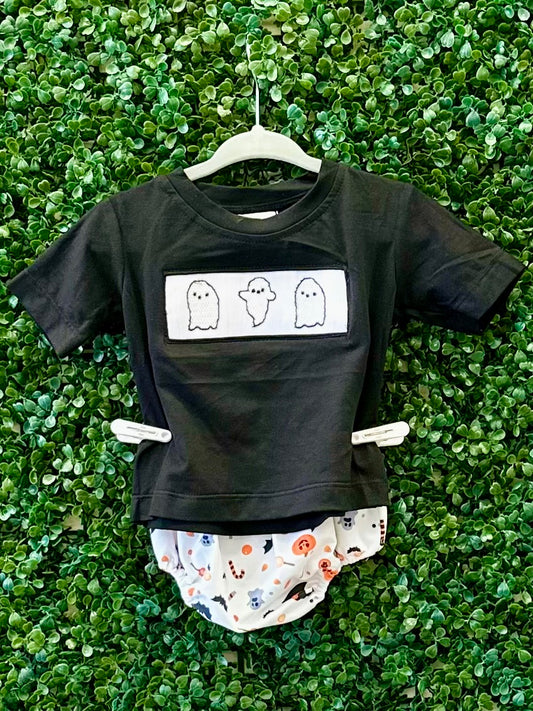 RTS Smocked Ghost Trio Sibling Sets Collection