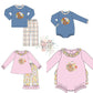 Pre-Order A Little Applique Turkey Sibling Set Collection