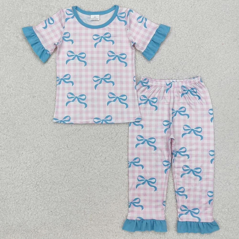 RTS from supplier Bow Pajama Set