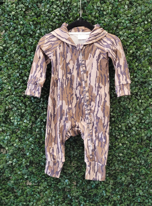 RTS Hooded Camo Romper Collection