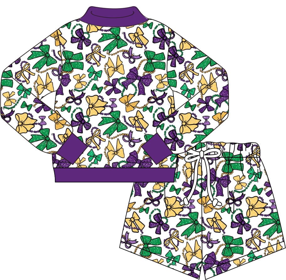 Pre-Order Mardi Gras Mock Neck Sets Collection