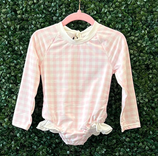 RTS Pink Gingham Swim Collection