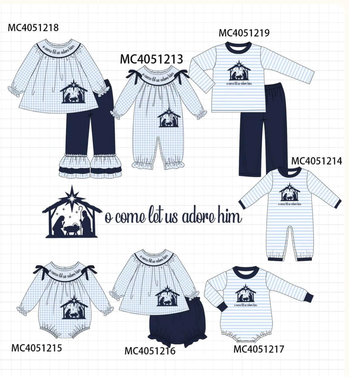 Pre-Order O Come Let Us Sibling Set Collection