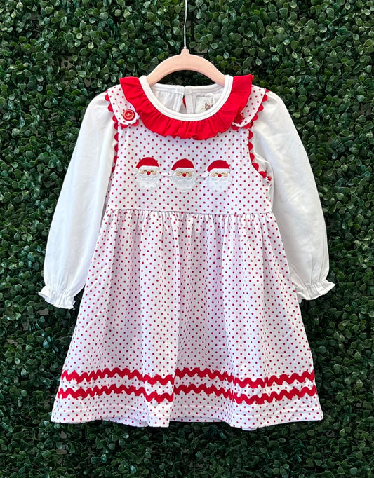 Discounted Red and White Santa Trio Collection