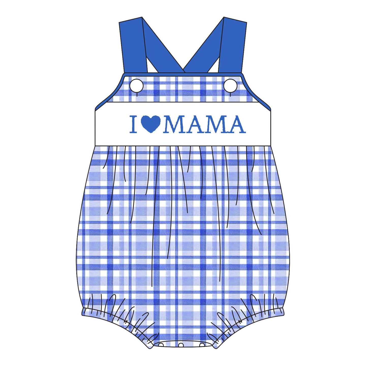 Pre-Order Royal Blue I Love Mama Collection