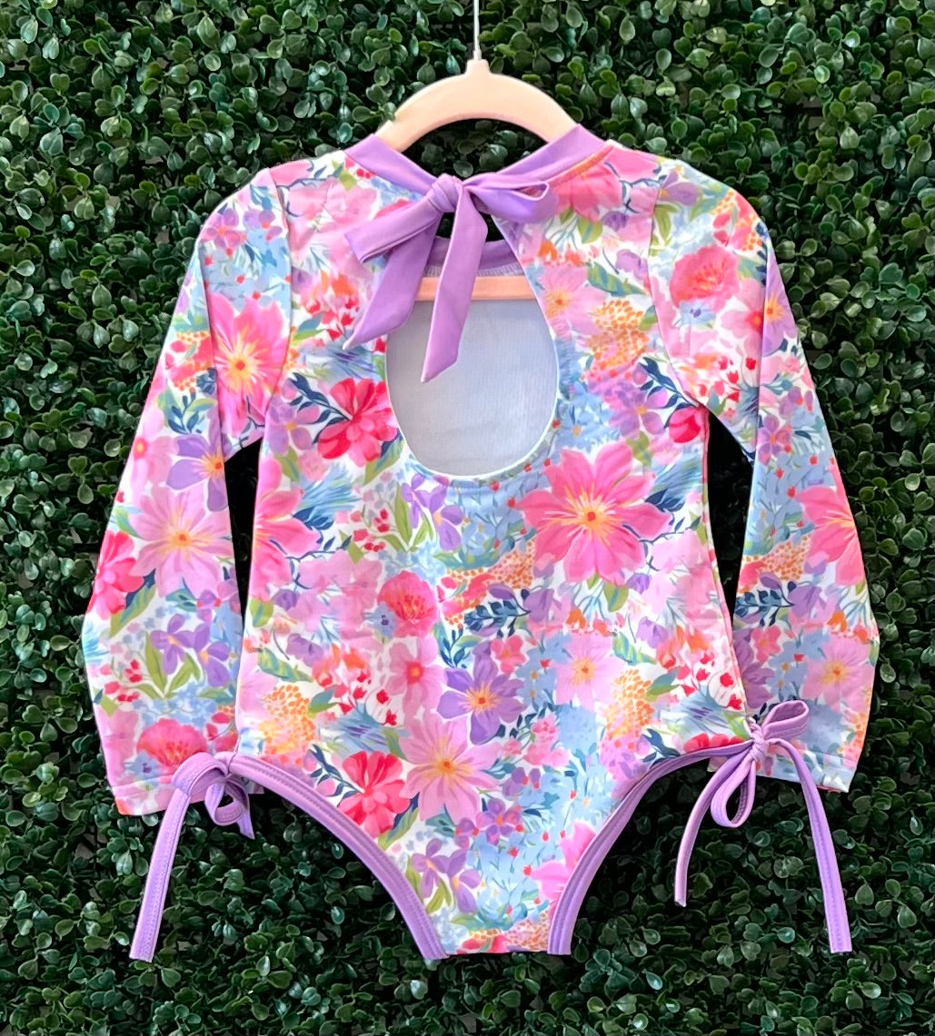 RTS Lavender Floral Swimsuits Collection