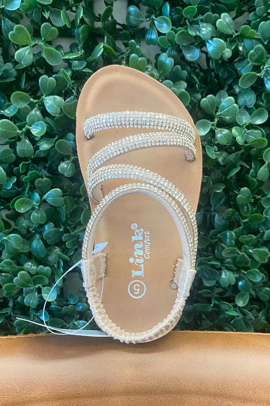 Discounted Gold Sparkle Sandals Collection