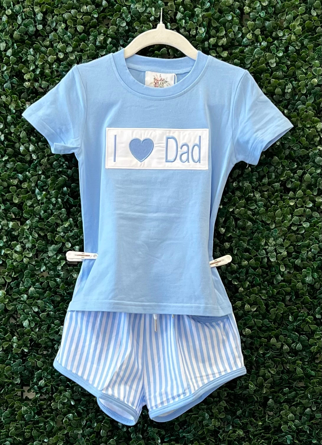 RTS Blue and Pink I Heart Dad Collection