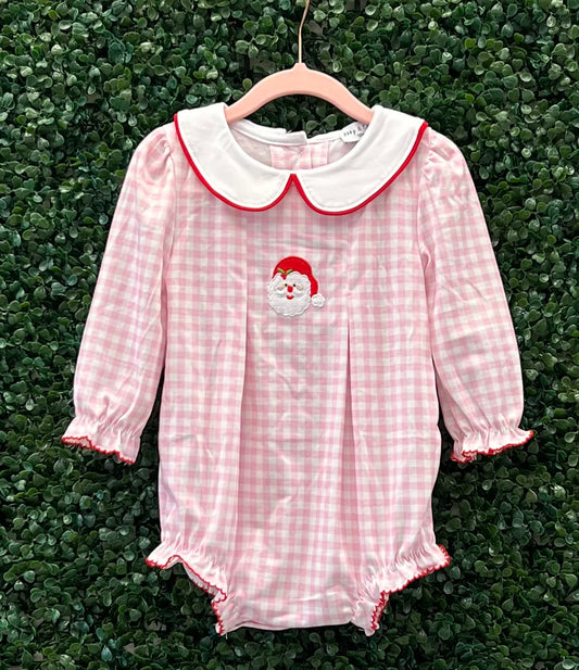 RTS Pink Gingham Santa Collection