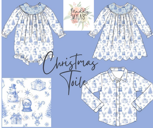 RTS Toile Christmas Collection