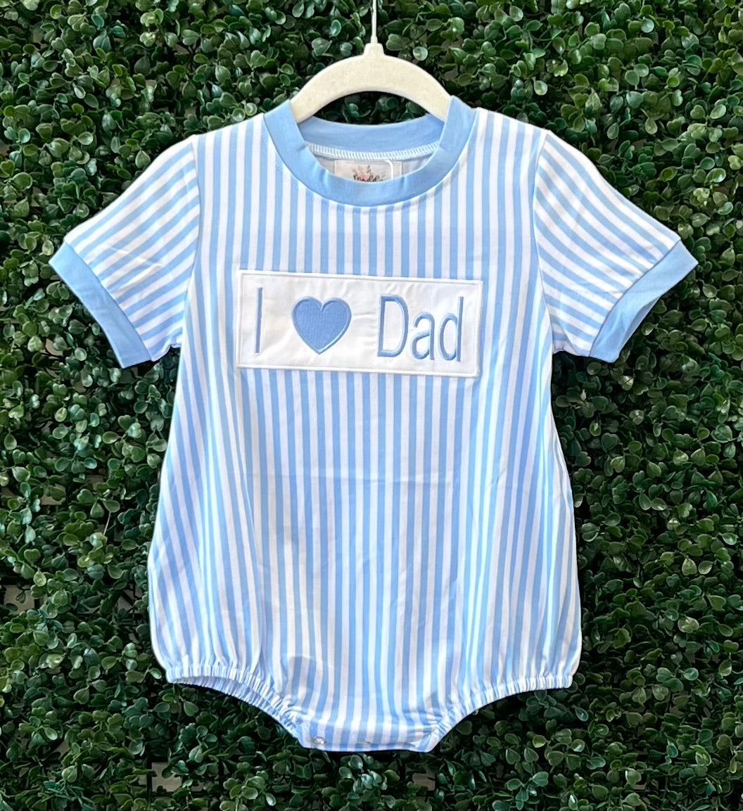 RTS Blue and Pink I Heart Dad Collection