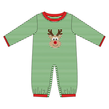 Pre-Order Green Striped Reindeer Collection