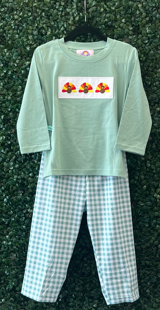 Discounted Sage Turkey Trio Sibling Set Collection