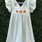 Discounted Smocked Pumpkin Trio Sibling Sets Collection