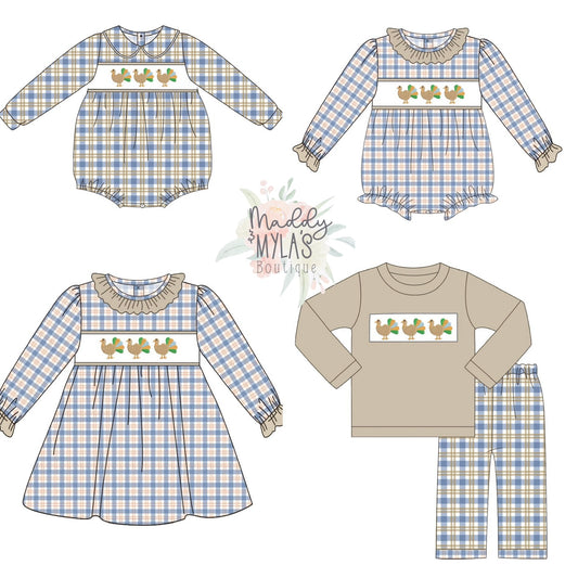 Pre-Order Tan Turkey Trio Sibling Set Collection