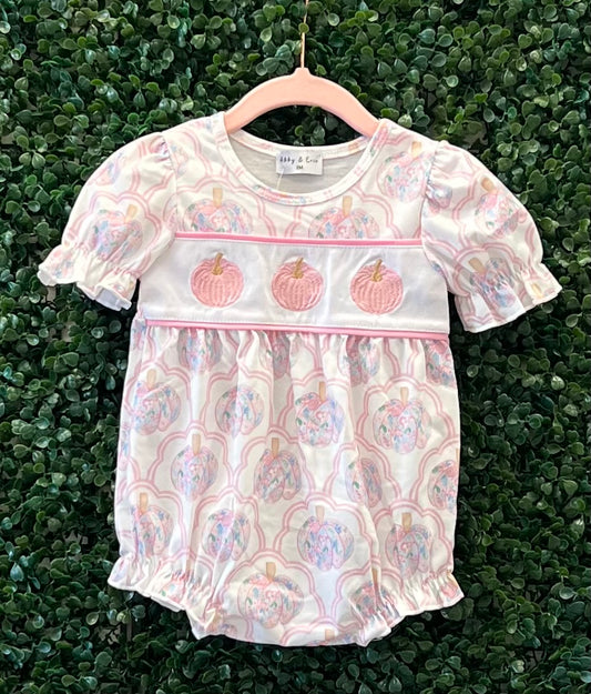 RTS Whimsical Pumpkin Embroidery Sibling Set Collection