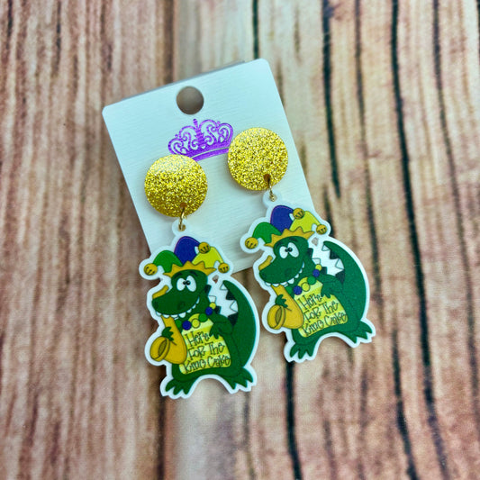 RTS Mardi Gras Earrings